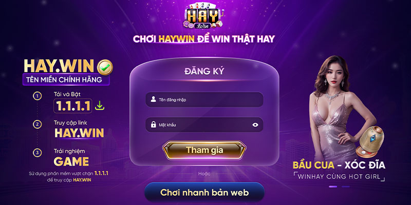 Giao diện app HAYWIN được tối ưu rõ ràng cho người mới tải app HAYWIN